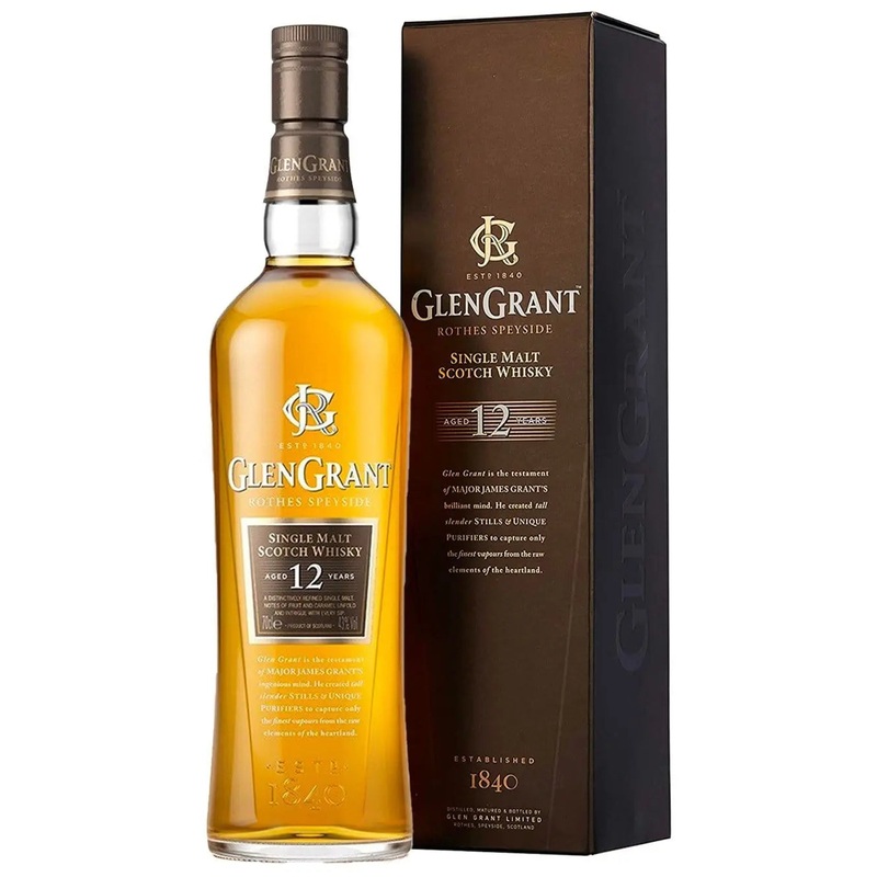 Glen Grant 12 Year Old Whisky, 70 cl