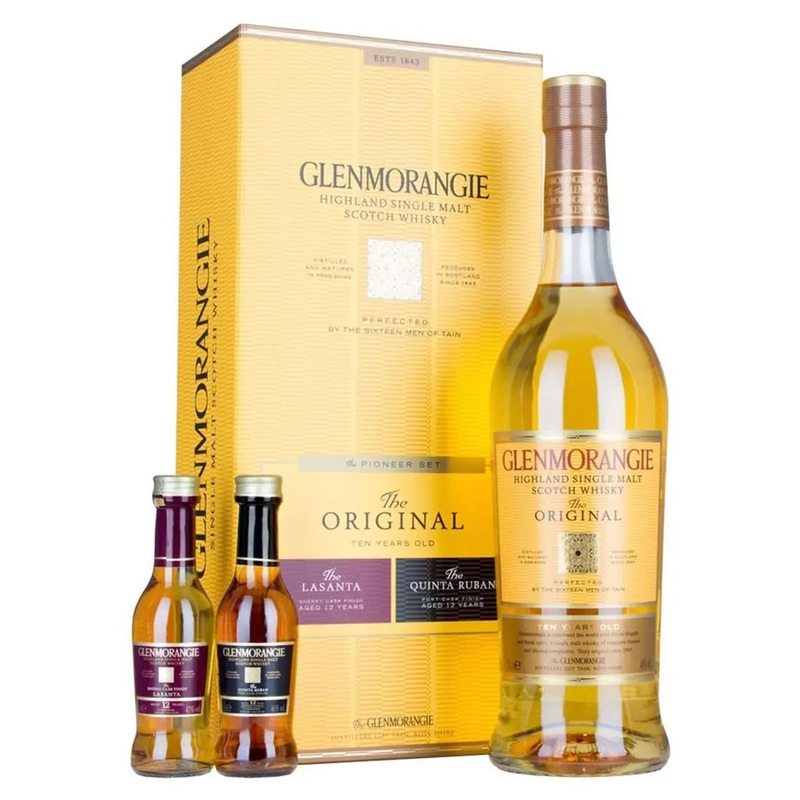 Glenmorangie The Pioneer Set, 1 x 70 cl + 2 x 5 cl