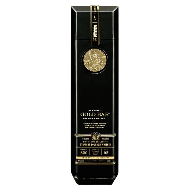 Gold Bar Black Double Casked Straight Bourbon Whiskey, 75 cl