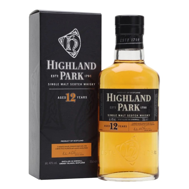 Highland Park 12 Year Old Whisky Half Bottle, 35 cl