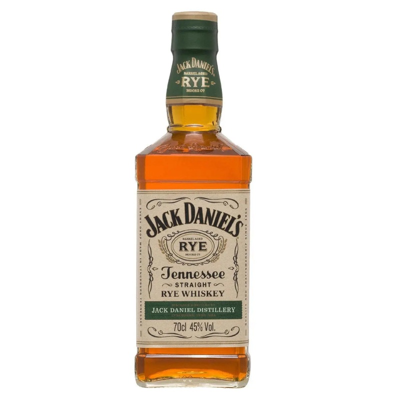 Jack Daniel's Tennessee Rye Straight Whiskey, 70 cl