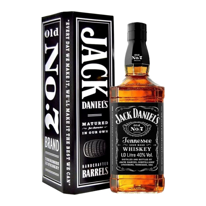 Jack Daniel's Tennessee Whiskey Gift Tin, 1 L