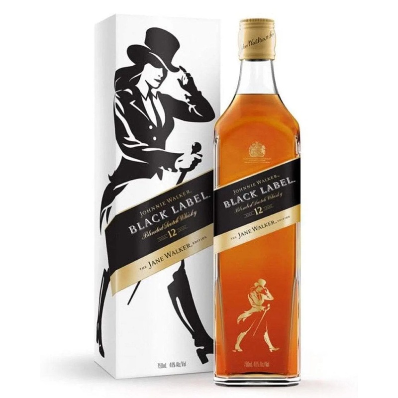Johnnie Walker Black 12 Year Old - Jane Walker Whisky, 75 cl