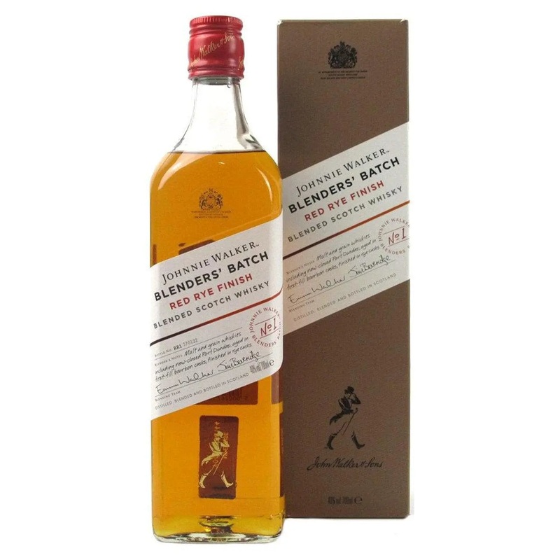 Johnnie Walker Blender's Batch Red Rye Finish Whisky, 70 cl