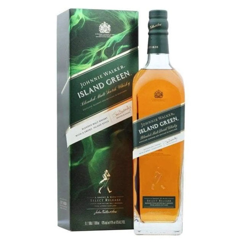 Johnnie Walker Island Green Label Whisky, 1 L