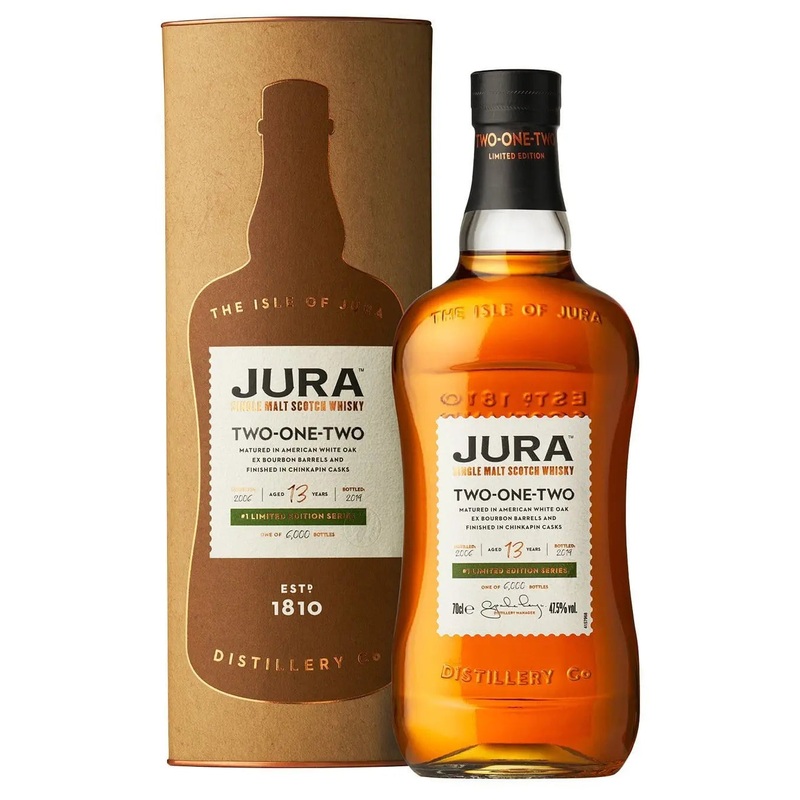 Jura 212 13 Year Old Single Malt Scotch Whisky, 70 cl