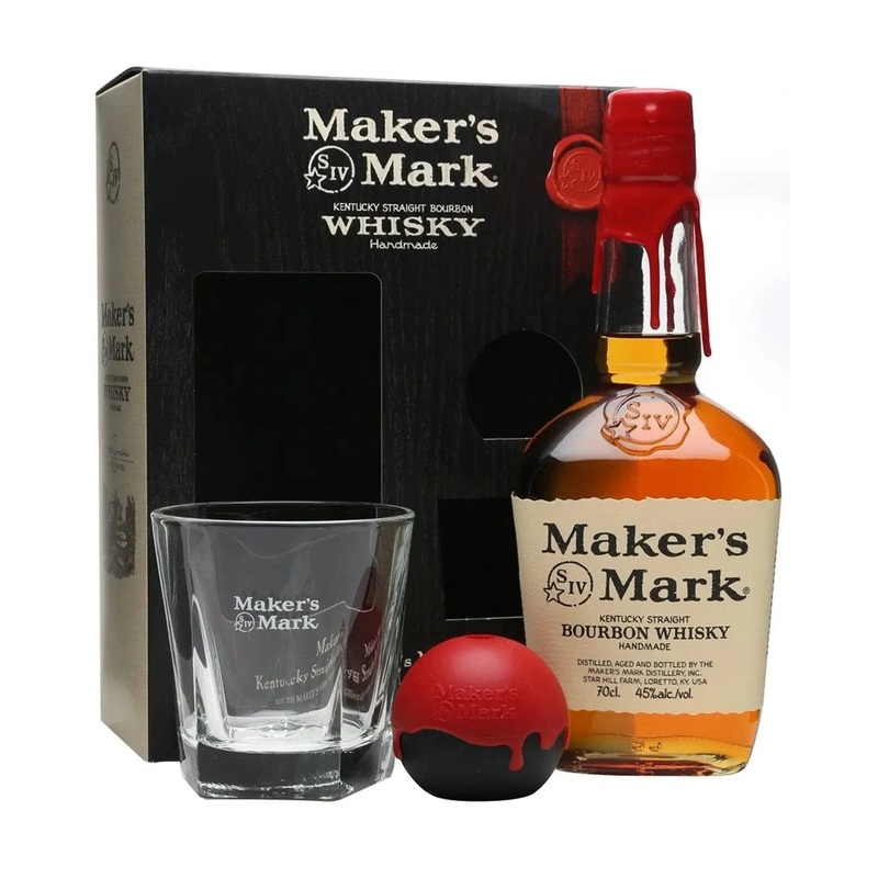 Maker's Mark Gift With With Glass & Ice Mould, 70 cl