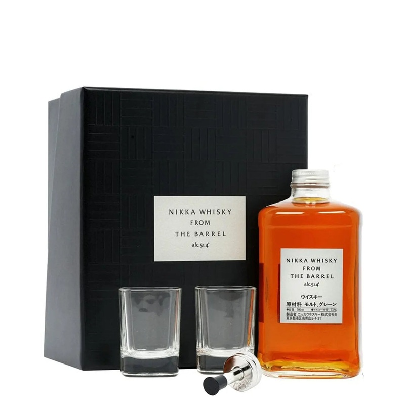 Nikka From The Barrel Japanese Whisky Glass Gift Set, 50 cl