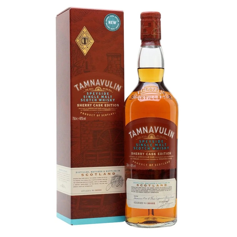 Tamnavulin Speyside Single Malt Scotch Sherry Cask Edition Whisky, 70 cl