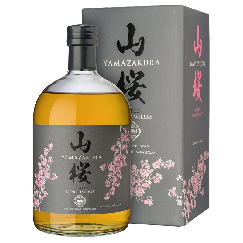 Yamazakura Japanese Peated Blended Whisky Giftbox, 70 cl