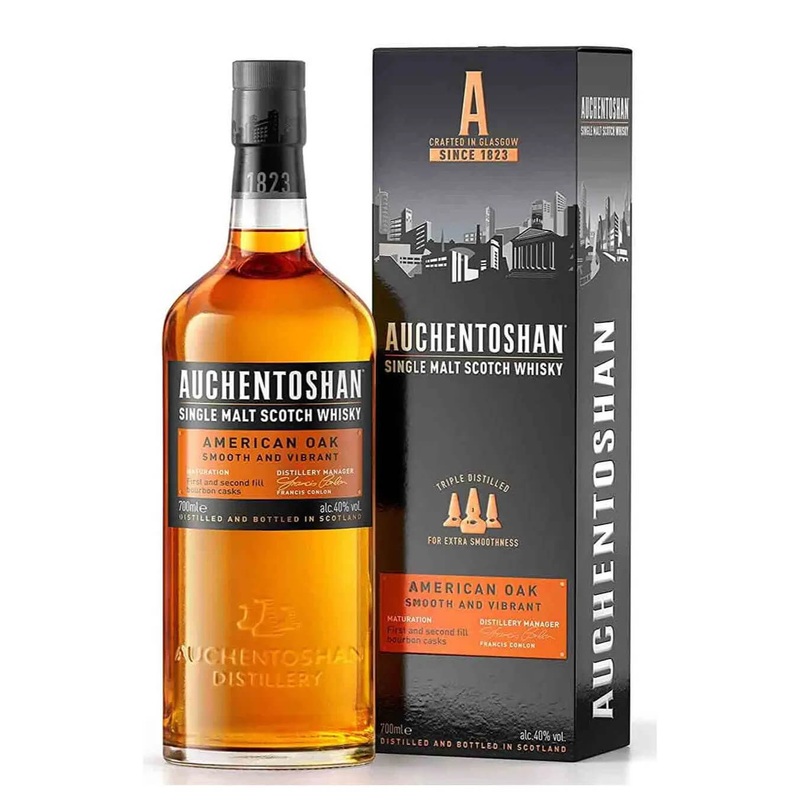 Auchentoshan American Oak Whisky, 70 cl