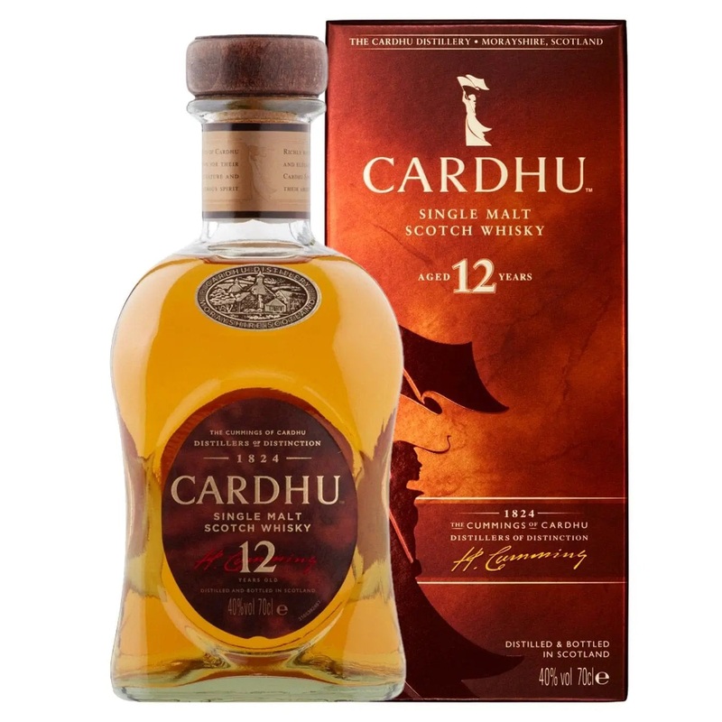 Cardhu 12 Year Old Single Malt Whisky, 70 cl