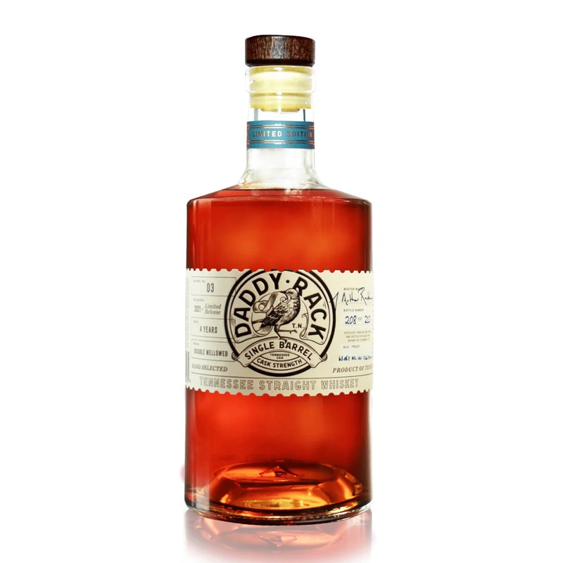 Daddy Rack 4 Year Old Cask Strength Single Barrel 10 Whiskey, 70 cl