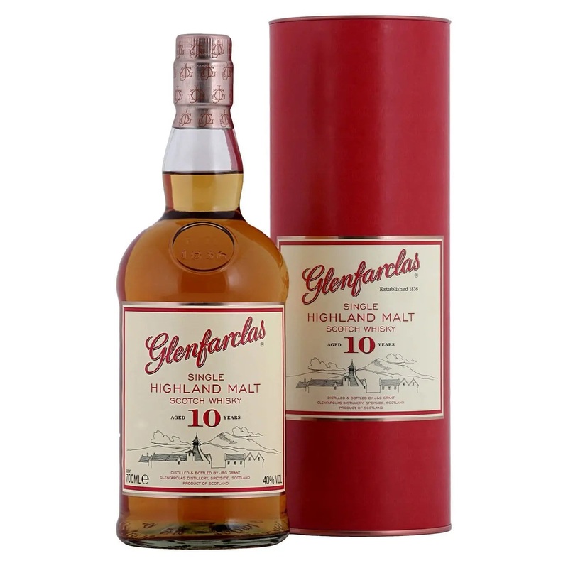 Glenfarclas 10 Year Old Single Malt Whisky, 70 cl