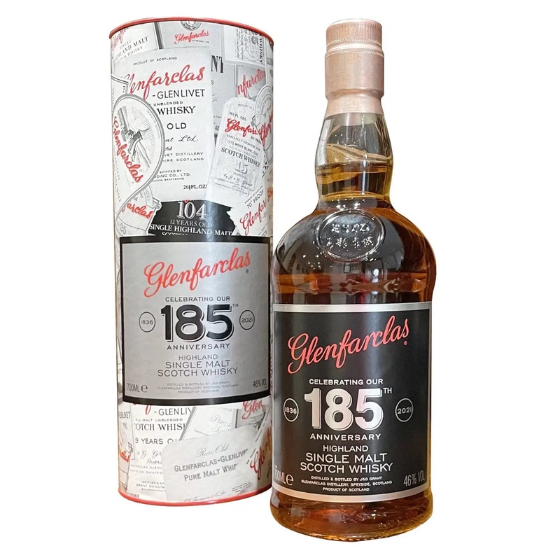 Glenfarclas 185th Anniversary Single Malt Scotch Whisky, 70 cl
