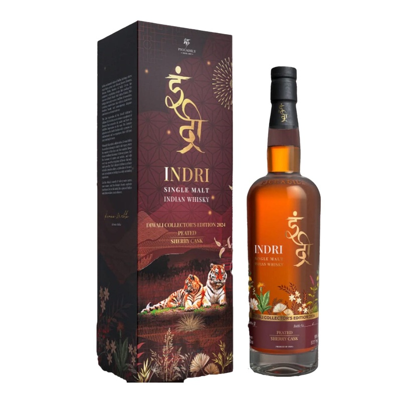 Indri Diwali Collector's Edition 2024 Indian Single Malt Whisky, 70 cl
