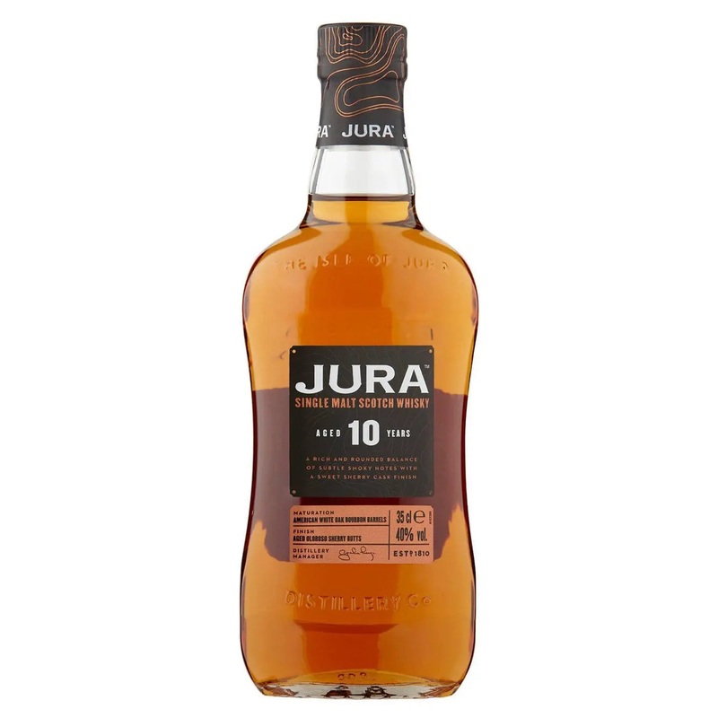 Jura 10 Year Old Whisky, 35 cl