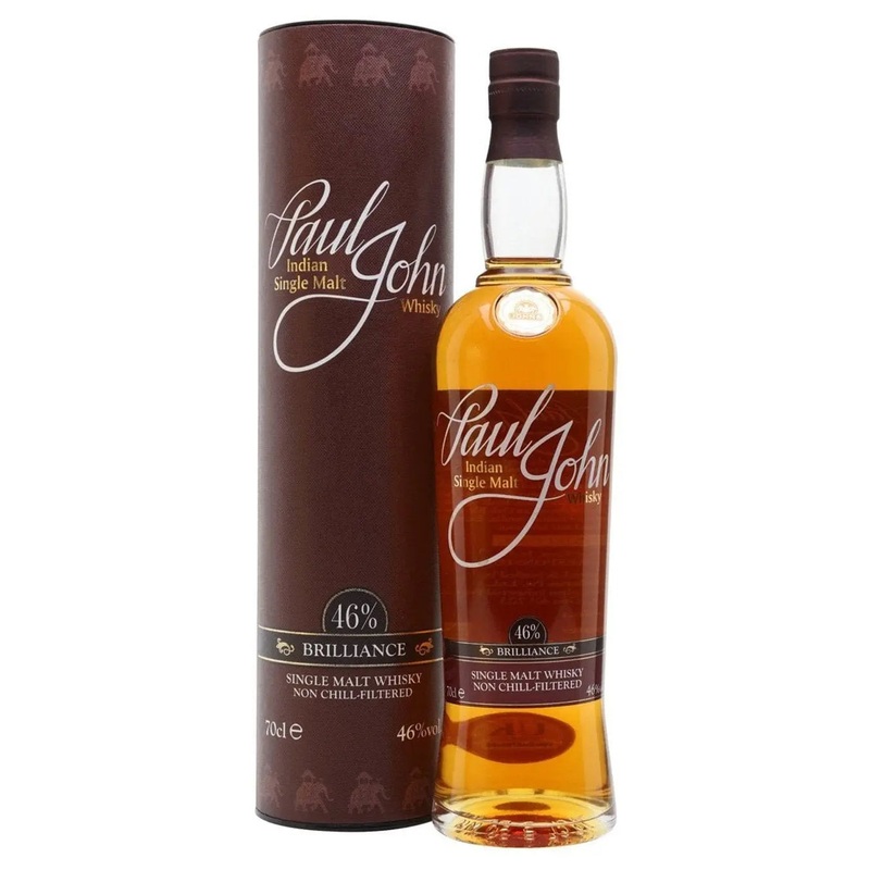 Paul John Brilliance Indian Single Malt Whisky, 70 cl