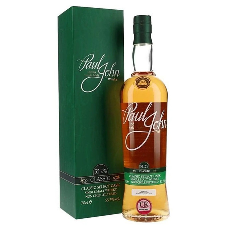 Paul John Classic Select Cask Indian Single Malt Whisky, 70 cl