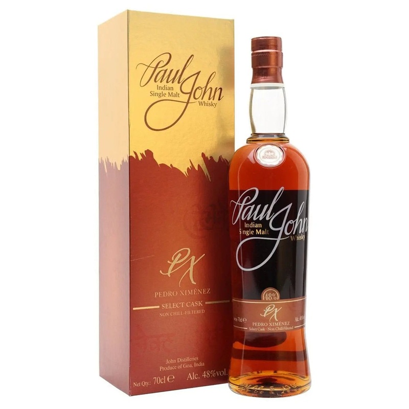 Paul John Pedro Ximenez Indian Single Malt Whisky, 70 cl