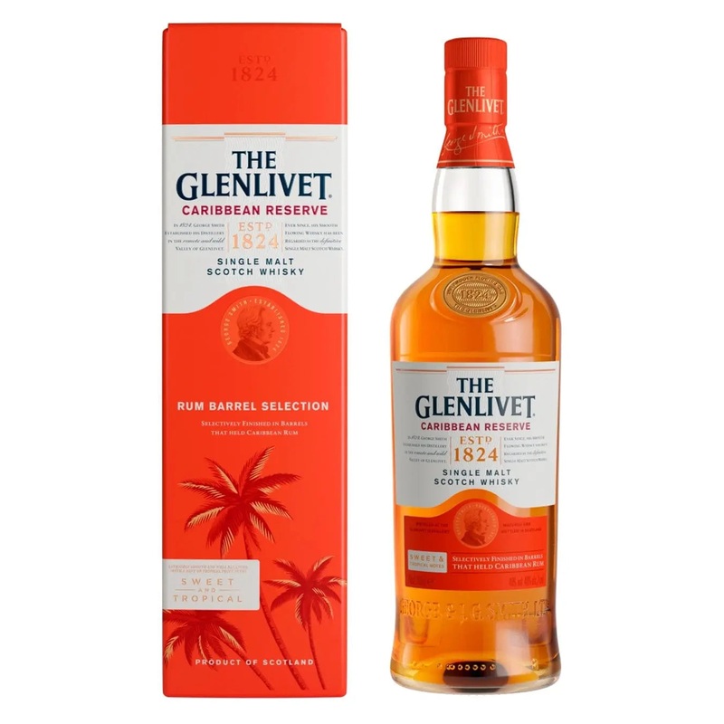 The Glenlivet Caribbean Reserve Single Malt Whisky, 70 cl