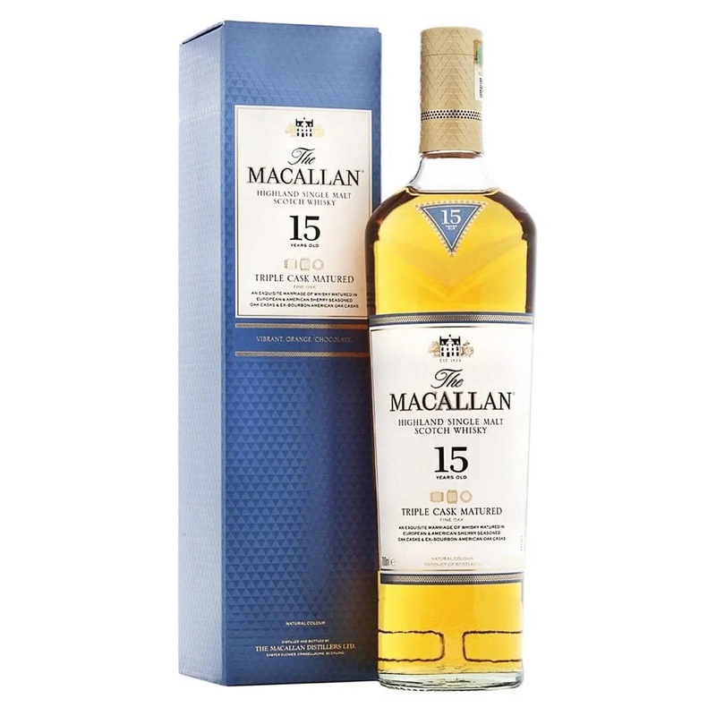 The Macallan 15 Year Old Triple Cask Whisky, 70 cl