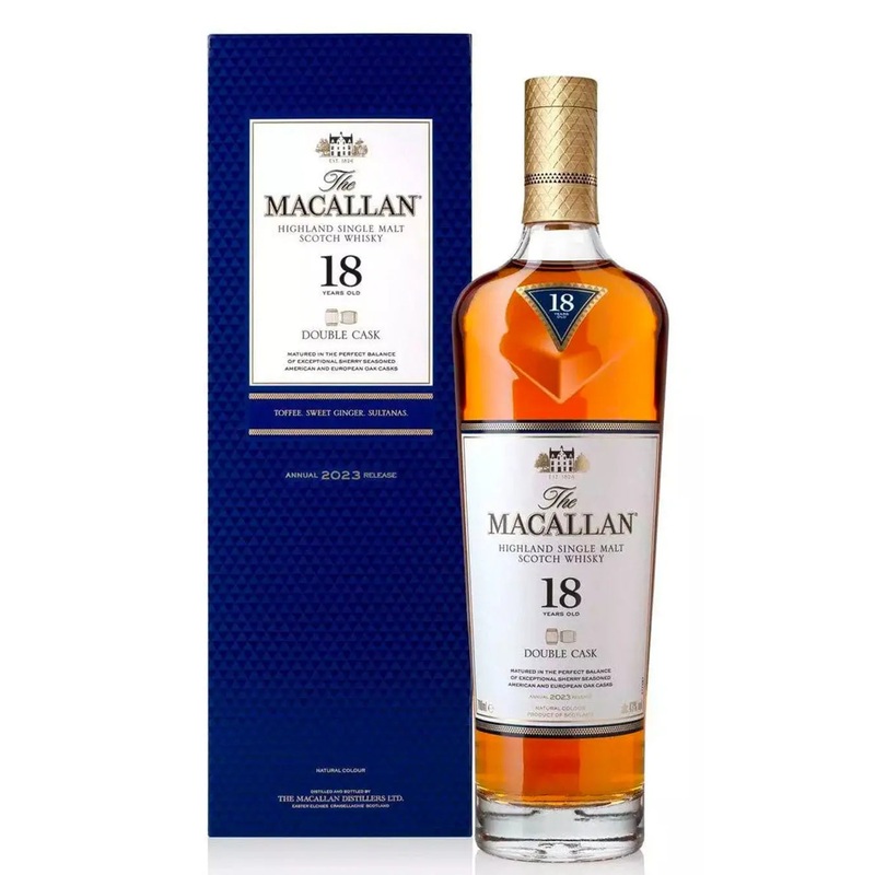 The Macallan 18 Year Old Double Cask 2023 Release Whisky, 70 cl