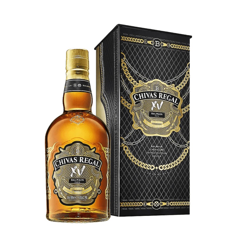 Chivas Regal XV Balmain Limited Edition 15 Year Old Whisky, 70 cl