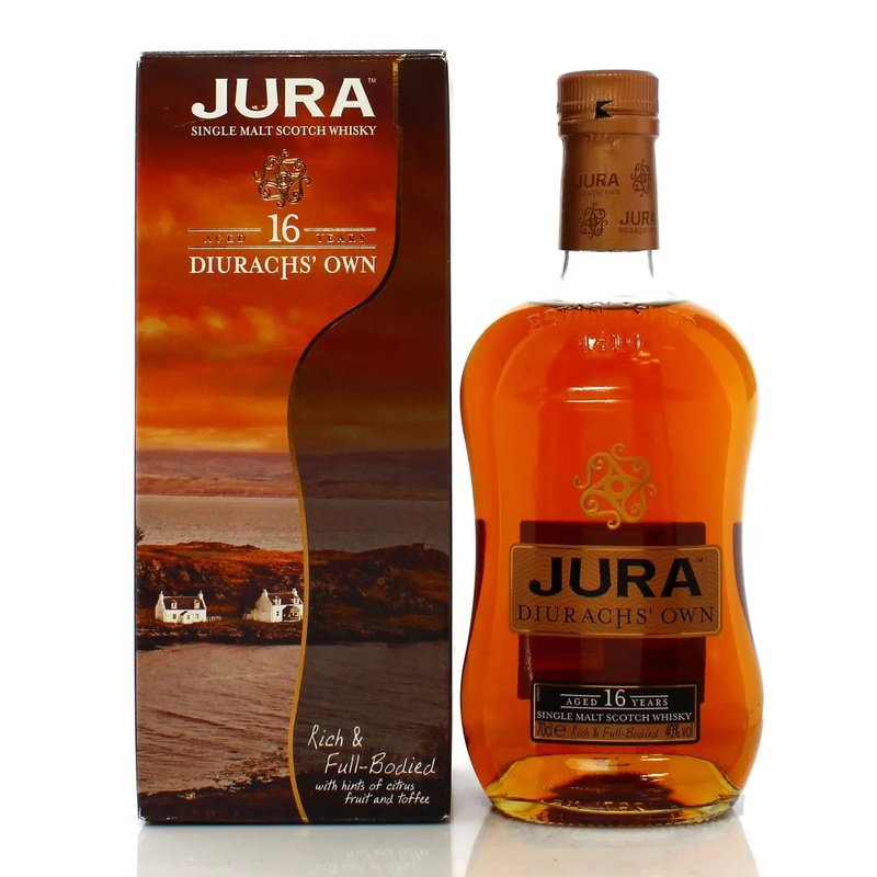 Isle of Jura 16 Year Old Single Malt Scotch Whisky, 70 cl
