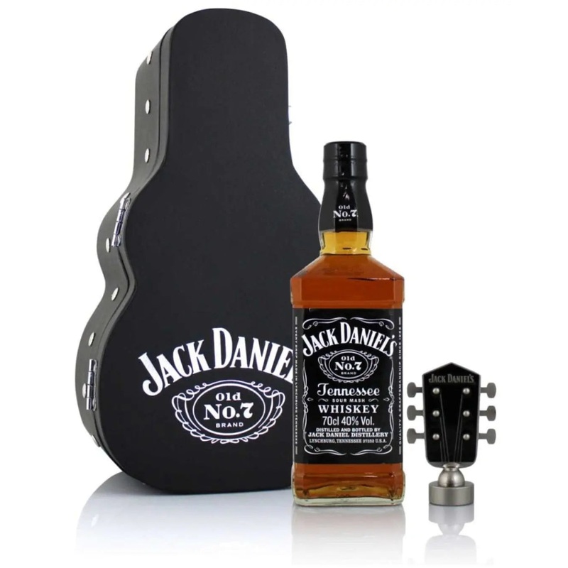 Jack Daniel's Old No 7 Guitar Case Whiskey, 70 cl