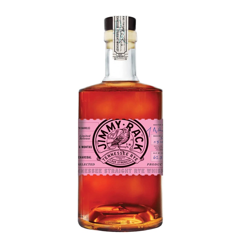 Jimmy Rack Straight Cask Strength Rye Whiskey, 70 cl
