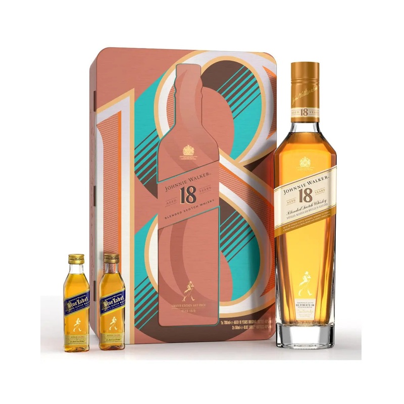 Johnnie Walker Gold Label Reserve With 2 Miniature Gift Pack, 70 cl