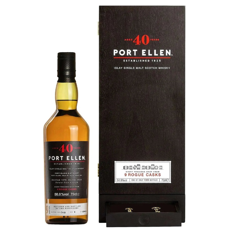 Port Ellen 9 Rogue Casks 40 Year Old Whisky, 70 cl
