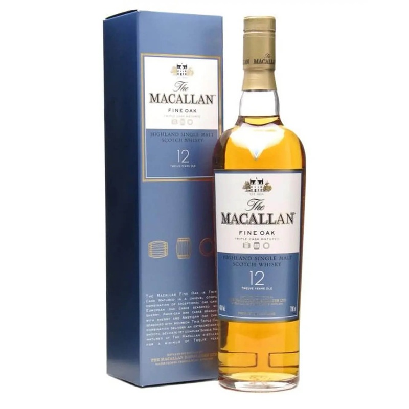 The Macallan 12 Year Old Fine Oak Whisky, 70 cl