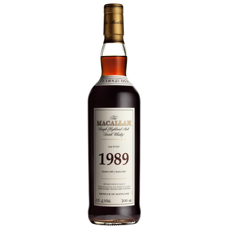 The Macallan Fine & Rare 1989 Vintage, Cask 3247 Single Malt Scotch Whisky