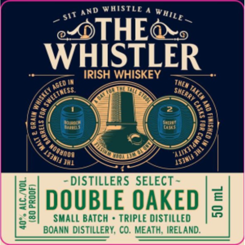 The Whistler Double Ok Irish Whiskey