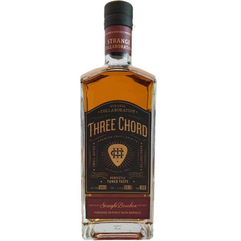 Three Chord Strange Collaboration Kentucky Straight Bourbon Whiskey