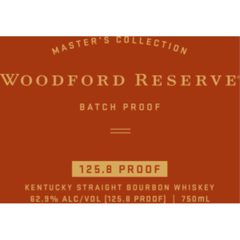 Woodford Reserve Master's Collection Batch Proof Kentucky Straight Bourbon Whiskey