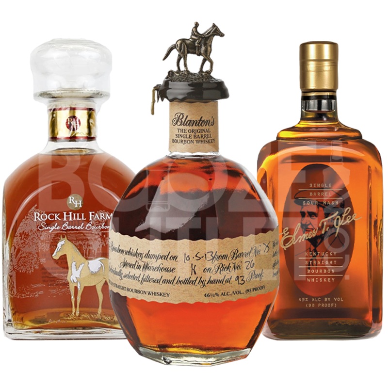 Blanton's Bourbon & Rock Hill Farms Bourbon & Elmer T. Lee Bourbon Bundle