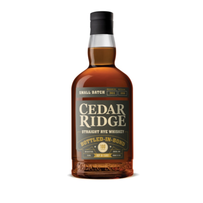 Cedar Ridge Bttled In Bond Rye