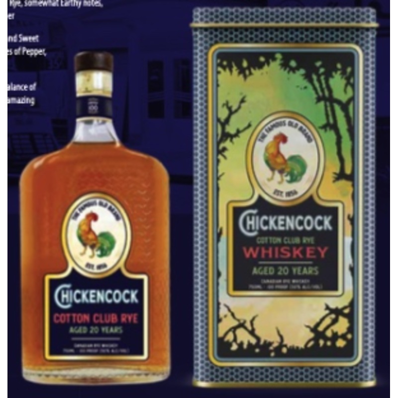 Chicken Cock Cotton Club 20 Year Old Rye Whiskey