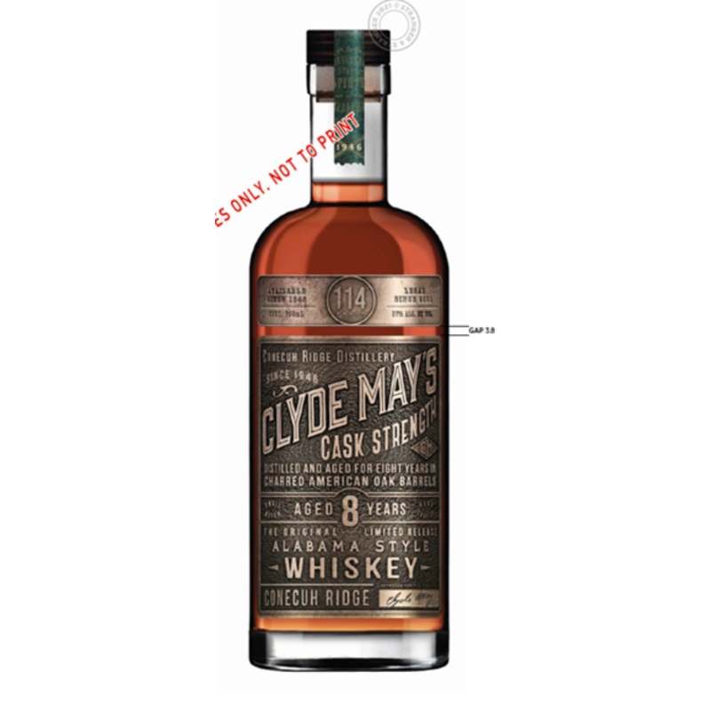 Clyde Mays Cask Strngth Whiskey 8y