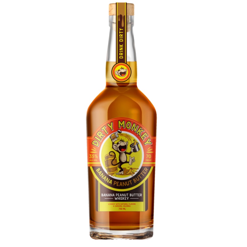 Dirty Monkey Banana Peanut Butter Whiskey
