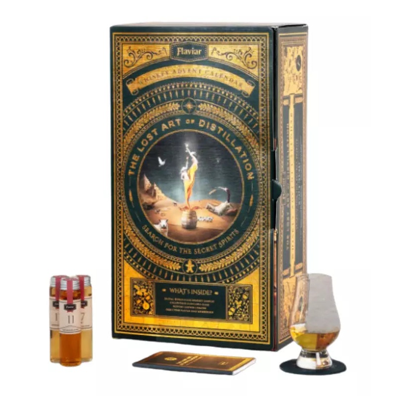 Flaviar 'The Lost Art of Distillation' Search for the Secret Spirits Advent Calendar