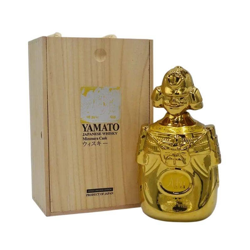 Yamato Japanese Whisky Mizunara Cask Gold Samurai Edition 750mL