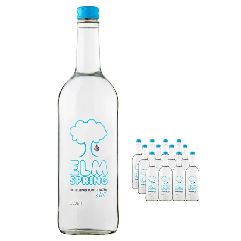 Elm Spring Still Mineral Water Glass Bottles Multipack, 12 x 750 ml