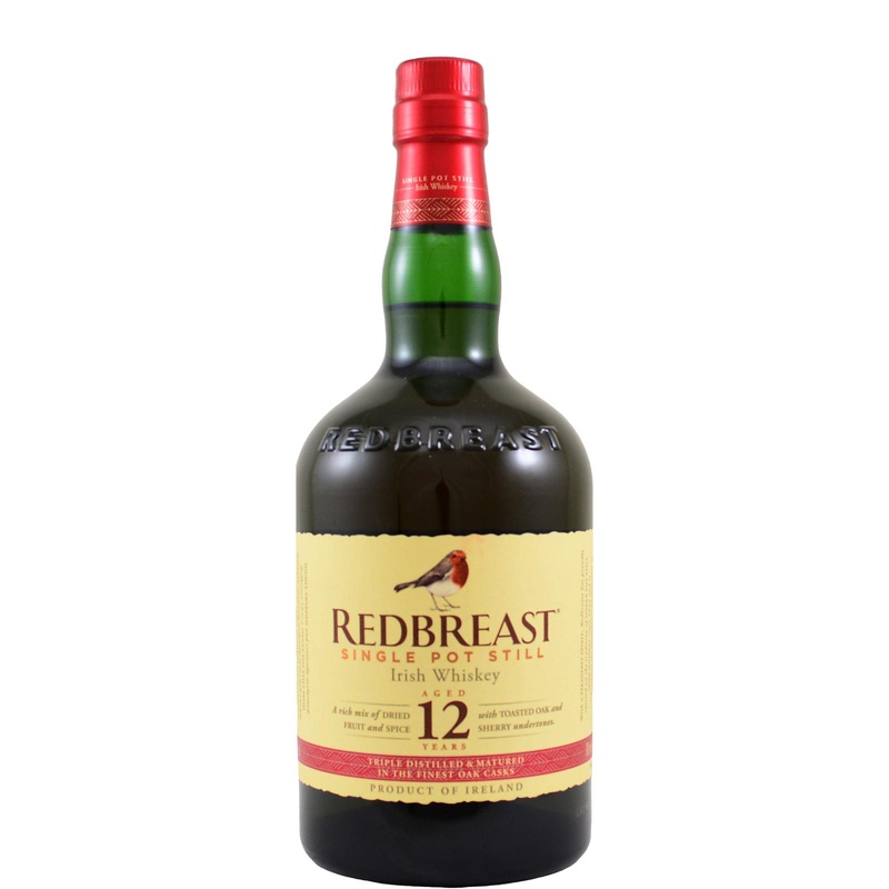 Redbreast Whiskey Irish Single Pot Still Aged 12 Years 80 Proof - 750 Ml