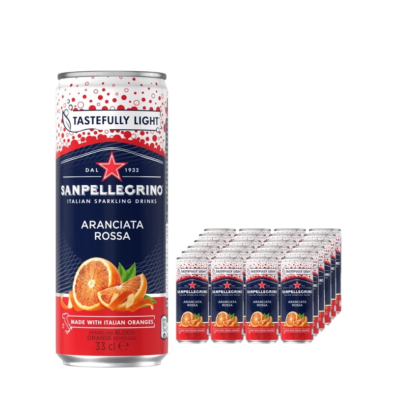 San Pellegrino Aranciata Rossa Blood Orange Multipack, 24 x 330 ml