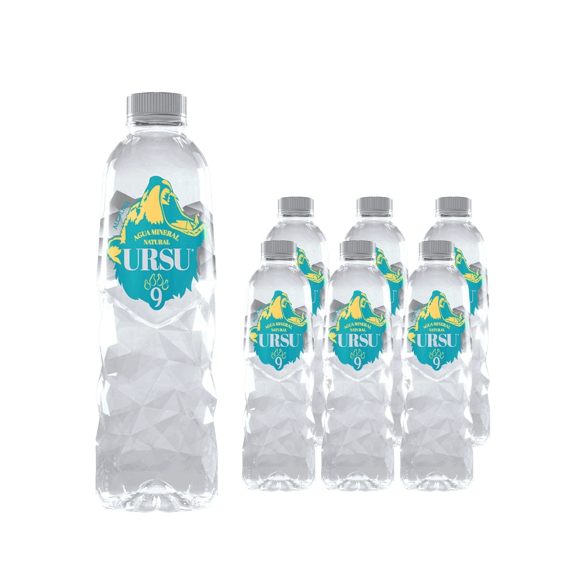 Ursu Alkaline Natural Mineral Water Multipack, 6 x 500 ml