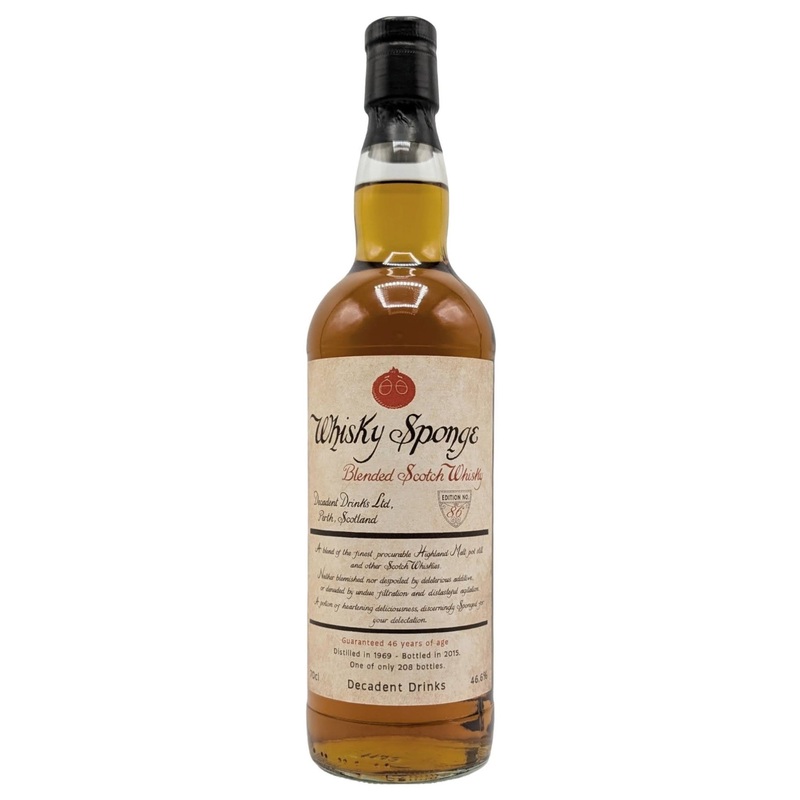 Whisky Sponge Blended Scotch Whisky 46 Year - Distilled 1969 46.6% abv